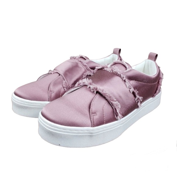 Sam Edelman Sateen Frayed Platform Sneaker Women’s Sizes 7.5 & 9 NWOB - Picture 11 of 14